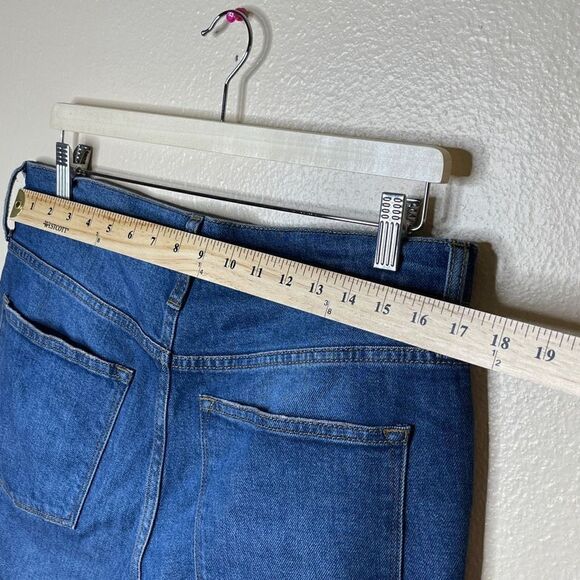 J.Crew Jeans Womens Tag Size 30 High Rise Skinny Unhemmed Medium Wash Denim - Picture 7 of 7